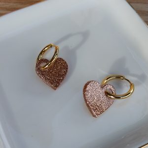 Boucles d'oreilles Juliette champagne doré