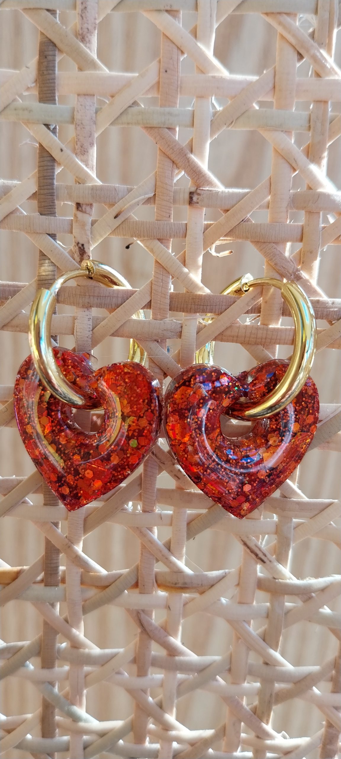 Adèle paillettes oranges (1)