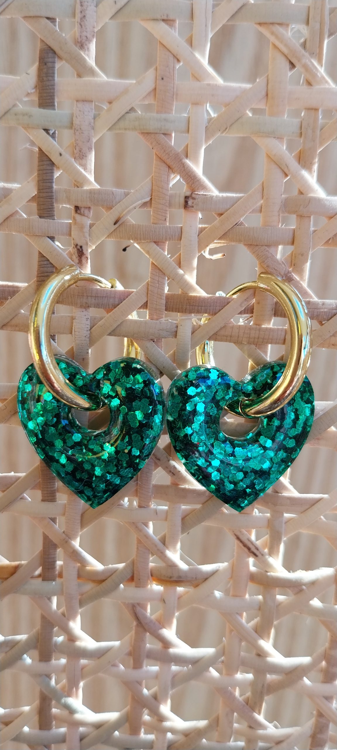 Adèle vert paillettes (1)
