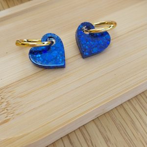 Boucles d'oreilles Juliette - Bleu électrique