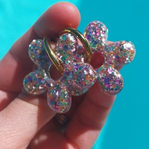 Boucles d'oreilles Florence - Diamant parme -