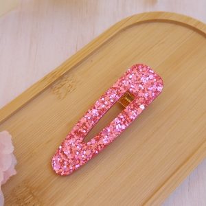 Barrettes rose barbie