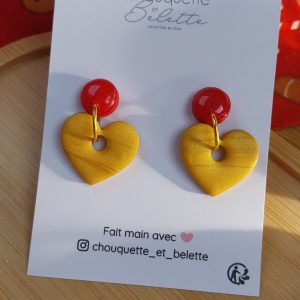 Sophie - Jaune or et rouge