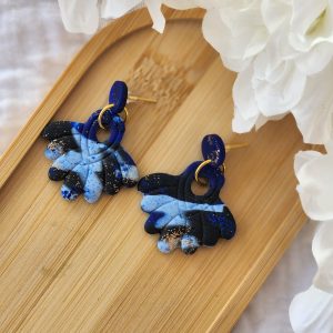 Michèle - Bleu marbré 2
