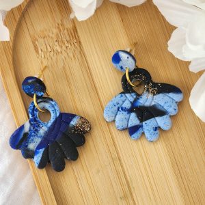 Michèle - Bleu marbré 1