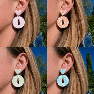 Colette - Couleur Graou (vert, rose, bleu, orange)