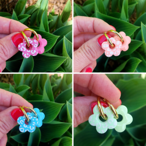 Anne-Laure - Couleur Graou blanc ( Bleu, orange, rose, vert)