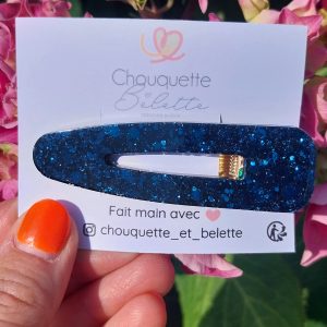 Barrette - Bleu marine