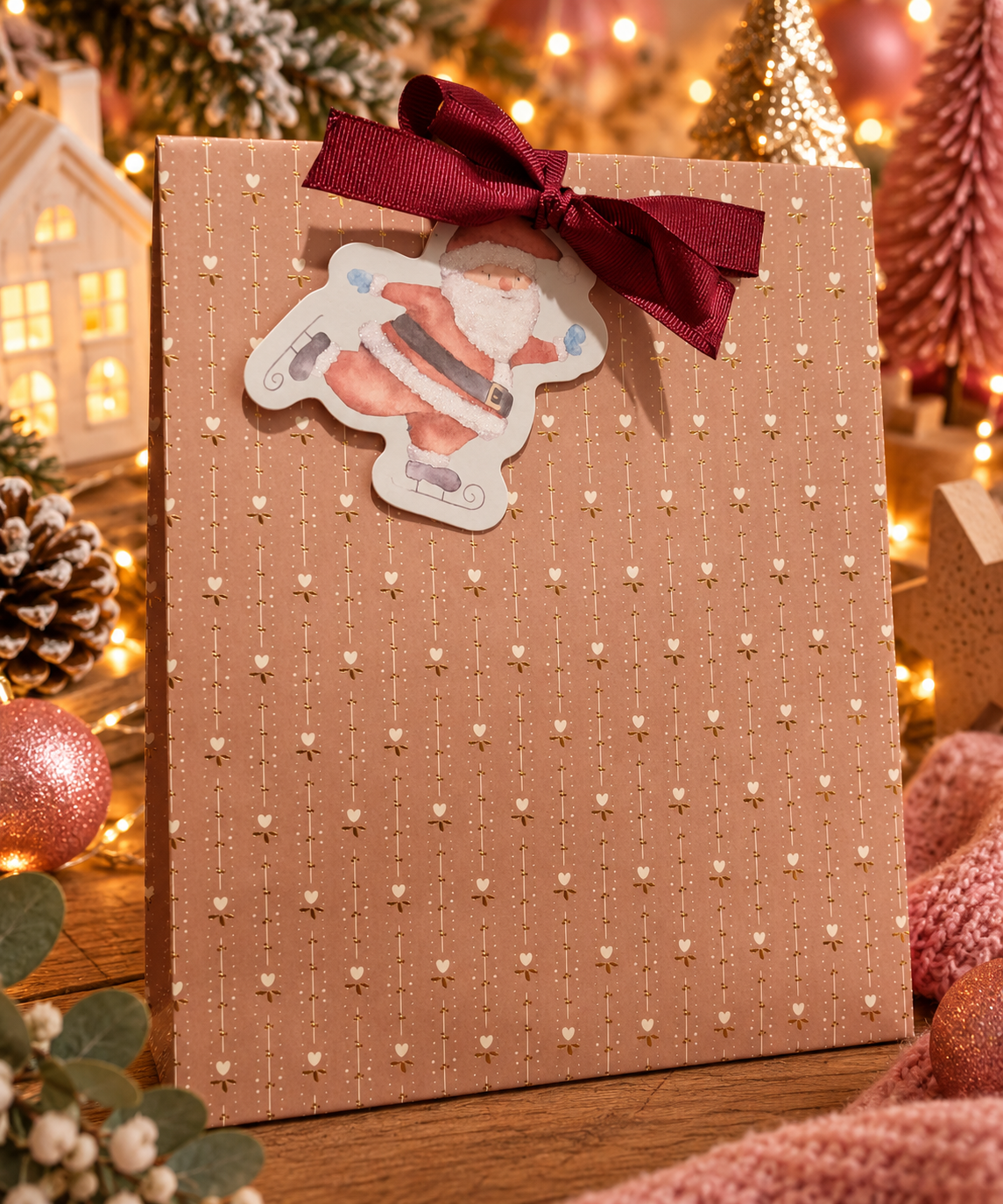 Coffret cadeau de Noël enchanté
